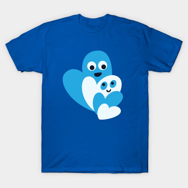 Family of Happy Hearts T-Shirt by Boriana Giormova